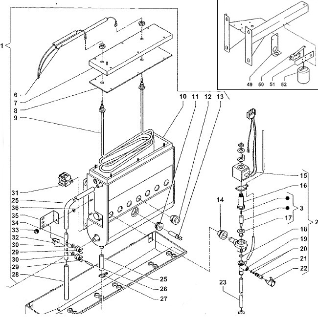 ZANUSSI - NECTA BOILER ASSEMBLY